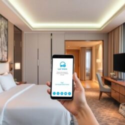 Tecnología en hoteles: check-in digital, habitaciones inteligentes y la revolución del hospedaje